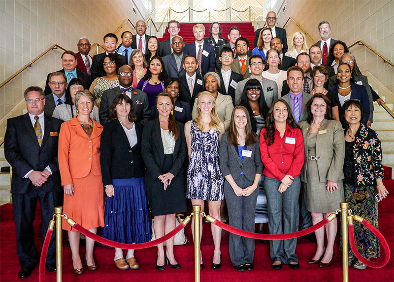 NCCGS members in Raleigh on North Carolina Graduate Education Day 2014